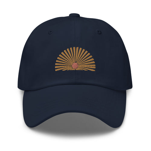 Sunburst embroidered dad hat