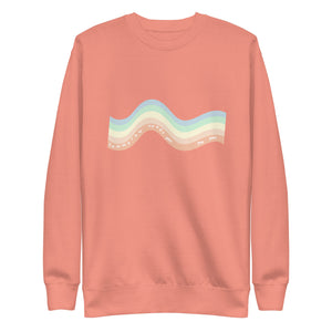 Tomorrow Needs You Rainbow - Pink Crewneck Sweatshirt